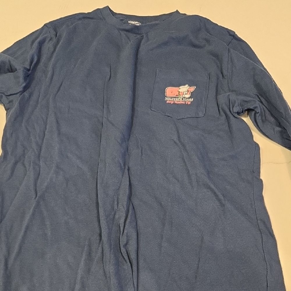 Vineyard Vines Blue Long Sleeve Tee